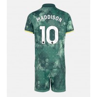 Camisa de Futebol Tottenham Hotspur James Maddison #10 Equipamento Alternativo Infantil 2024-25 Manga Curta (+ Calças curtas)